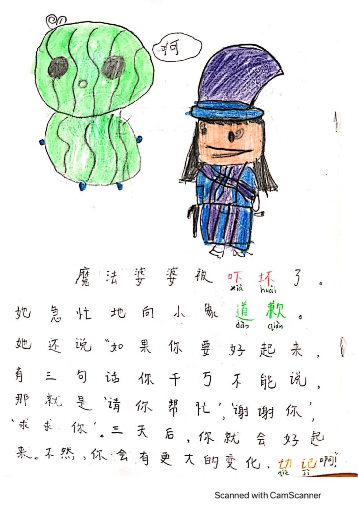 优秀奖3 134B [低年段] 首邦市力行国民型华文小学 香阅力行 卓佳恩（2 1） page